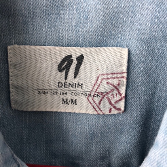 Denim Button Up Shirt - Picture 2 of 4